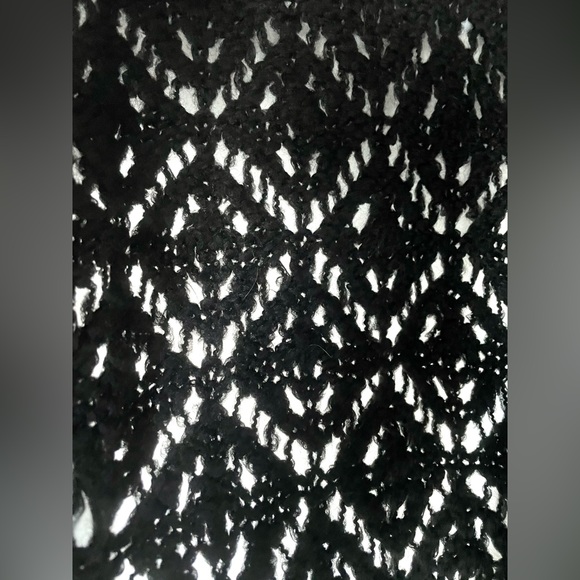 NWOT Zara wool blend black bell sleeves sweater - Picture 5 of 8